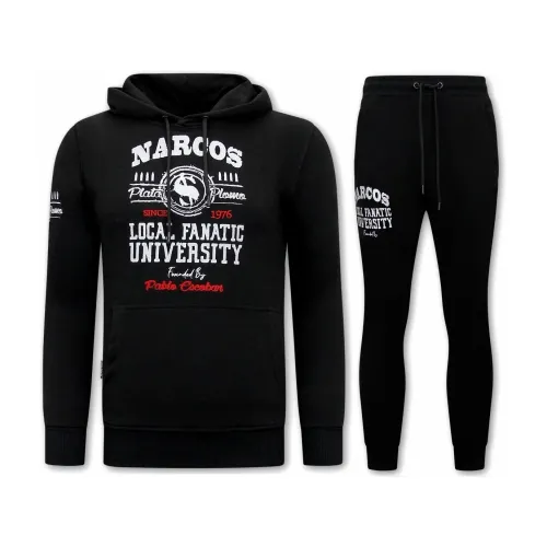 Local Fanatic , Narcos University Training Overall - 11-6464Z ,Black male, Sizes: S, 2XL, L, M