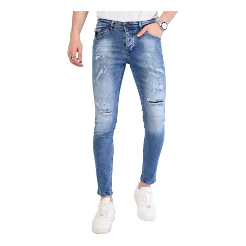 Local Fanatic , Slim-fit Jeans ,Blue male, Sizes:
