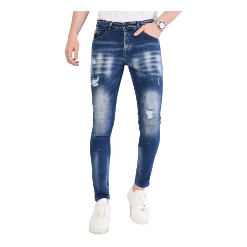 Local Fanatic , Slim-fit Jeans ,Blue male, Sizes: