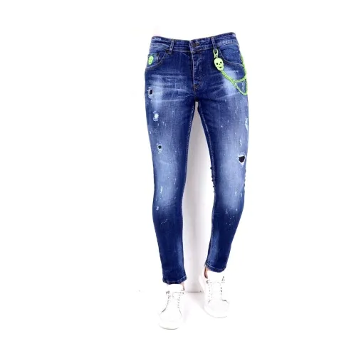 Local Fanatic , Stylish Jeans for Men - 1005 ,Blue male, Sizes:
