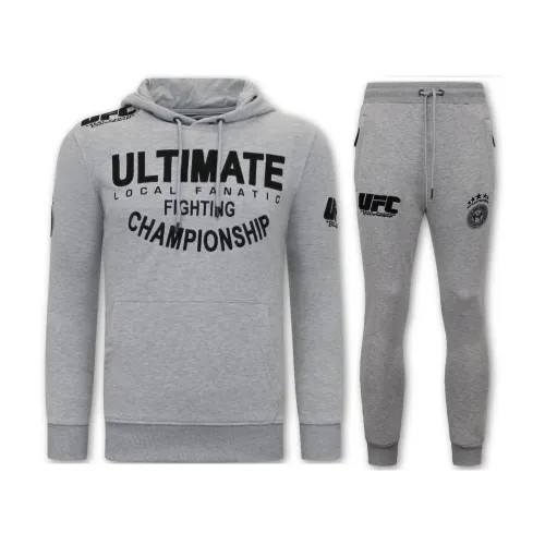 Local Fanatic , Training Overall Ultimate Fighting Championship - 11-6524G ,Gray male, Sizes: M, XL, S, 2XL, L