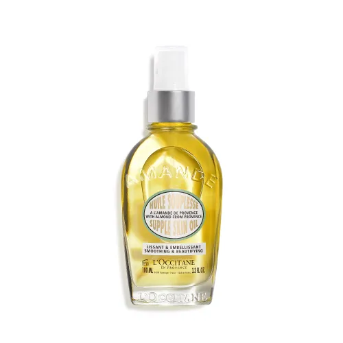L'OCCITANE Almond Supple Skin Oil 100 ml | Enriched with