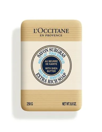L'Occitane Womens Mens Shea Butter Milk Soap 250g
