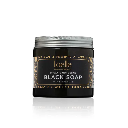 Loelle - 100% Organic Moroccan Black Soap - Made with