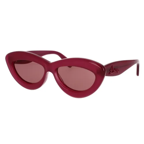 Loewe , Glamorous Cat-Eye Sunglasses ,Red female, Sizes:
