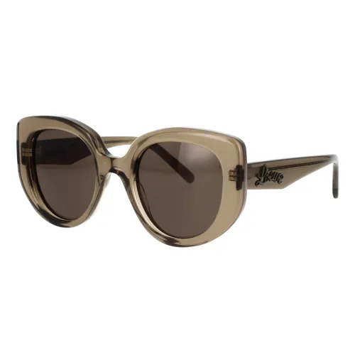 Loewe , Glamorous Loewe Curvy Sunglasses ,Brown female, Sizes: