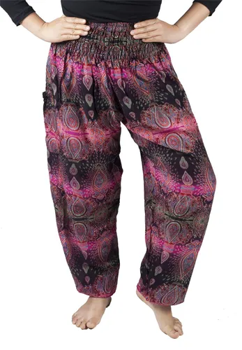 Lofbaz Harem Pants for Women Hippie Boho Festival Clothing