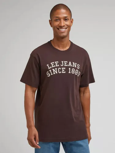 Logo Jeans 1889 Short Sleeve T-Shirt, Arabica - Arabica - Male