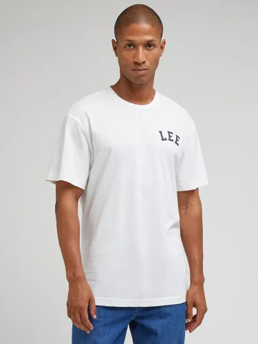 Logo Short Sleeve T-Shirt, Ecru - Ecru - Male