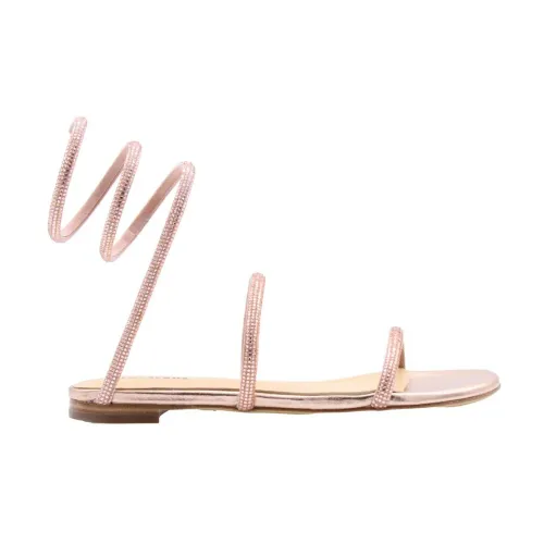 Lola Cruz , Fashionable Flat Sandals ,Pink female, Sizes:
