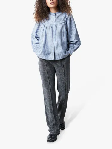 Lollys Laundry Alicia Stripe Shirt, Blue Stripe - Blue Stripe - Female