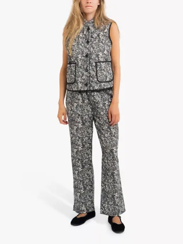 Lollys Laundry Bill Floral Trousers - Washed Black - Female