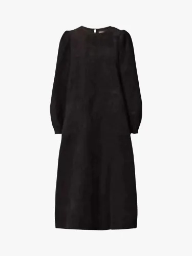 Lollys Laundry Lucas Puff Sleeve Midi Dress - Black - Female