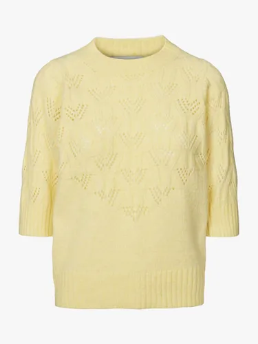 Lollys Laundry Mala Knitted Blouse - Yellow - Female