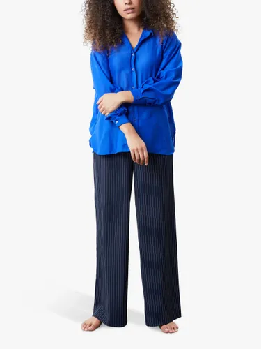 Lollys Laundry Nola Long Sleeve Shirt - Neon Blue - Female
