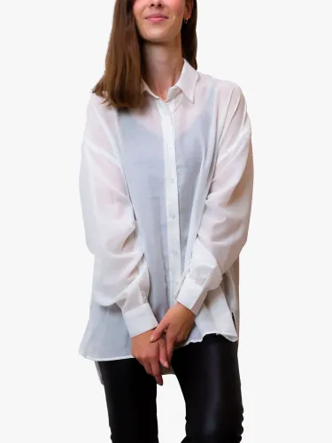 Lollys Laundry Nola Long Sleeve Shirt - White - Female