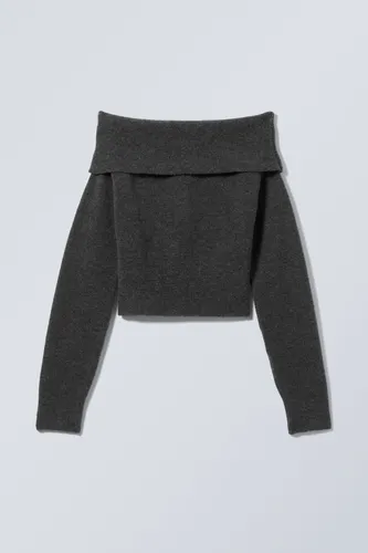 Lolo Off Shoulder Sweater - Black