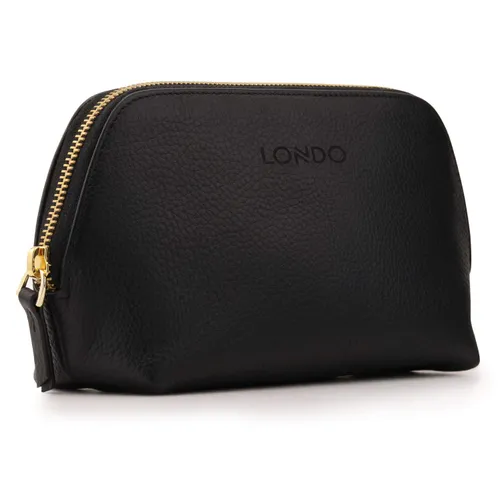 Londo Genuine Leather Makeup Bag Cosmetic Pouch Travel