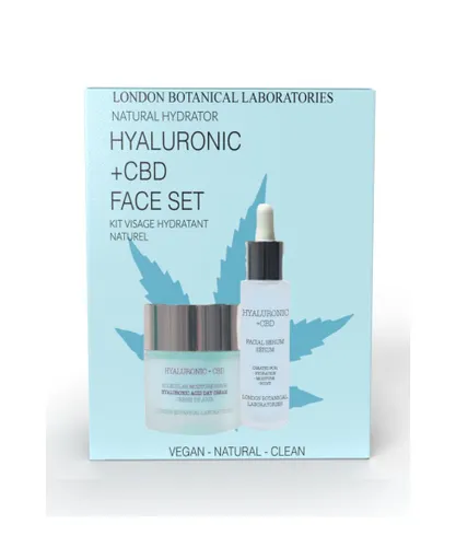 London Botanical Laboratories LBL- CBD + Hyaluronic face Set ( Serum + Moisturiser ) - Cream - One Size