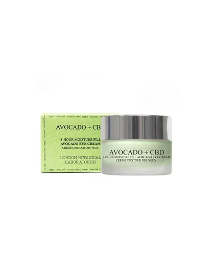 London Botanical Laboratories Unisex Avocado + CBD Eye Cream 20ml - One Size