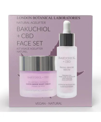 London Botanical Laboratories Womens LBL- CBD + Bakuchiol face Set ( Serum + Moisturiser ) - Cream - One Size