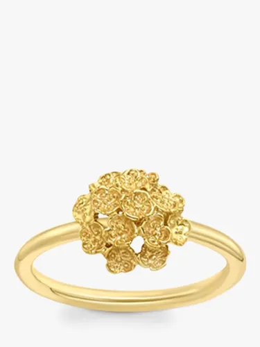 London Road 9ct Yellow Gold Posy Ring, Gold, N - Gold - Female
