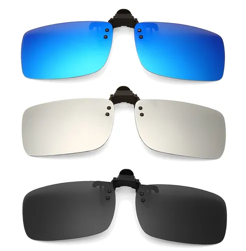 Long Keeper Clip-on Sunglasses - 3 Pair Polarised Clip on