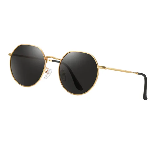 Long Keeper Retro Small Round Polarised Sunglasses for