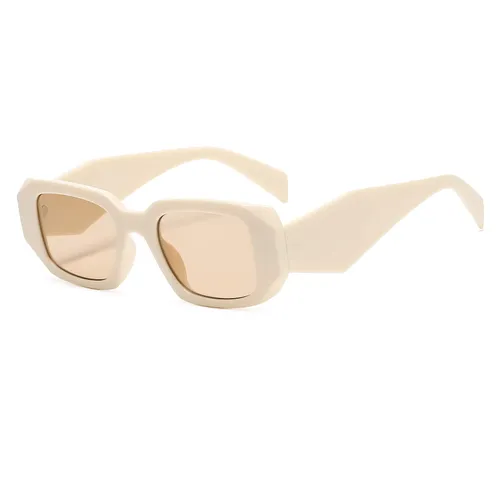 Long Keeper Trendy Rectangle Sunglasses – Thick Rim Retro