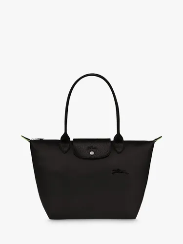 Longchamp Le Pliage Green Recycled Canvas Small Shoulder Bag - Black - Female