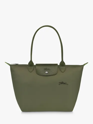 Longchamp Le Pliage Green Recycled Canvas Small Shoulder Bag - Forest - Female