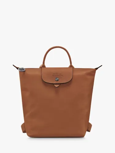 Longchamp Le Pliage Xtra Leather Backpack - Cognac - Female