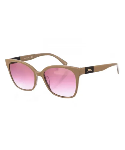 Longchamp Womenss LO657S Butterfly Shaped Acetate Sunglasses - One