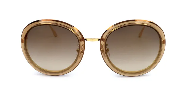 Longines LG0011-H 45G Women's Sunglasses Brown Size 56