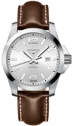 Longines Watch Conquest Mens - Silver