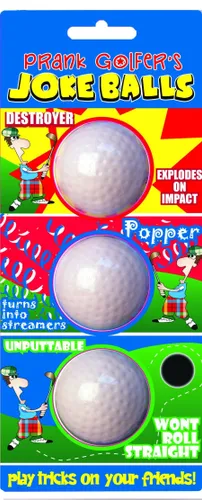 Longridge Triple Trouble Golf Joke Balls