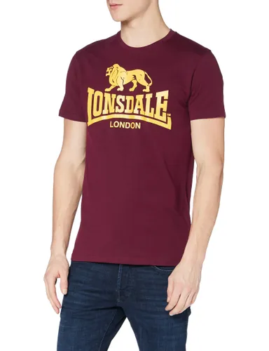 Lonsdale London Men's Logo Regular Fit T-Shirt - Vintage