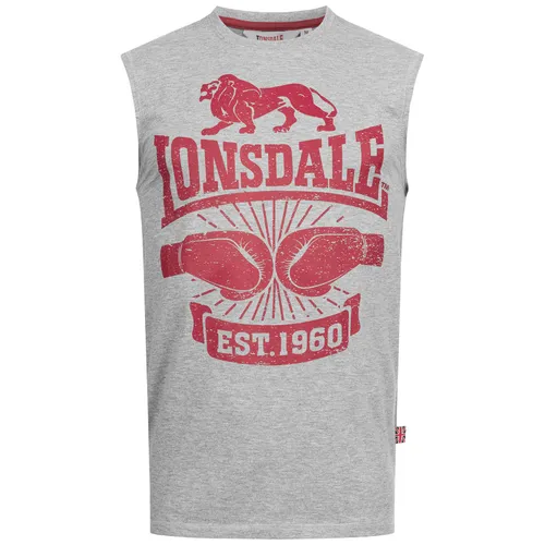 Lonsdale Men's Cleator T-Shirt - Grey - S