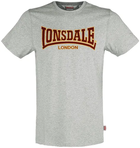 Lonsdale Men's Slim Fit Classic T-Shirt - Grey
