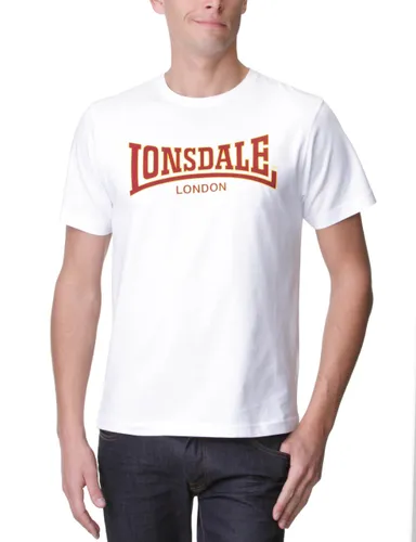 Lonsdale Men's Slim Fit Classic T-Shirt - White