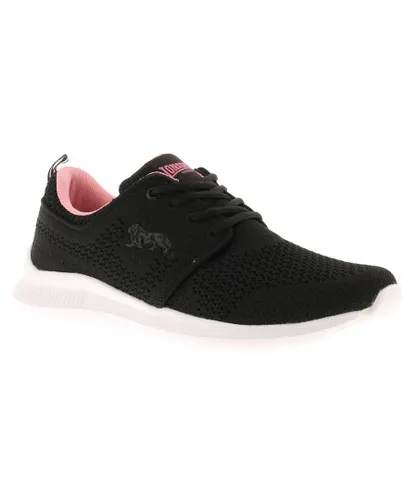 Lonsdale Womens Trainers Durham Lace Up black
