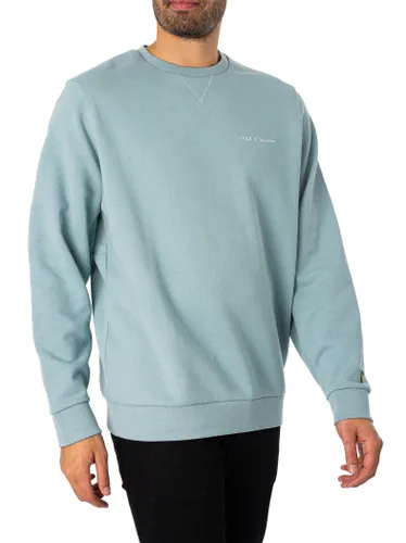Loopback Embroidered Relaxed Sweatshirt