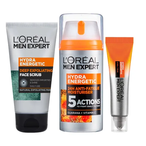 L'Oréal Men Expert Anti-Fatigue Morning Routine Skincare