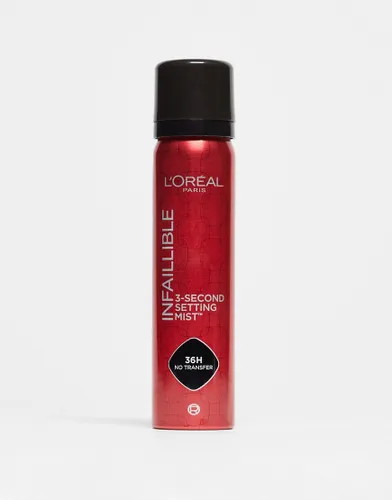 L'Oreal Paris Infallible 3-Second Setting Spray-No colour