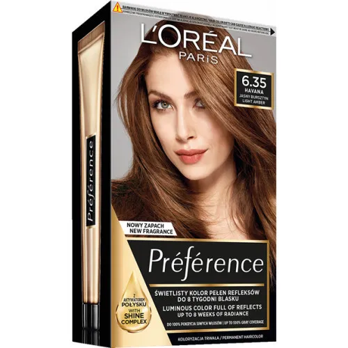 L'Oréal Paris Preference Permanent Hair Color 6.35 Havana