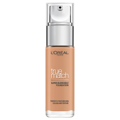 L'Oréal Paris True Match Liquid Foundation with SPF and Hyaluronic Acid 30ml (Various Shades) - 4.5N True Beige