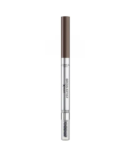 L'Oreal Paris Unisex Brow Artist Xpert Eyebrow Pencil, brown, retractable-105 Brunette - One Size