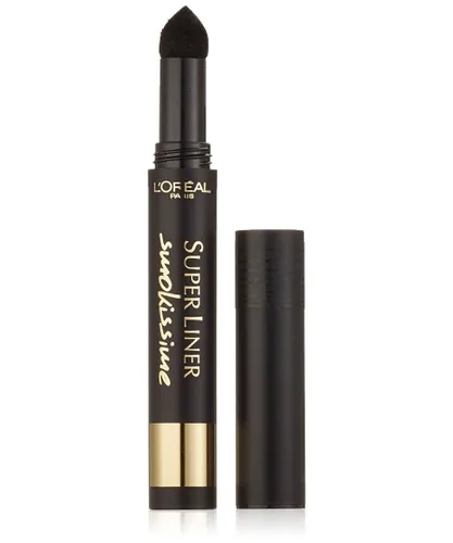 L'Oreal Paris Womens 2 x Super Liner Smokissime Eye Pen - 100 Black Smoke - One Size