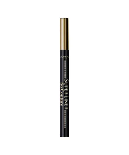 L'Oreal Paris Womens 2 x Superliner So Couture 01 Black Eyeliner New - One Size