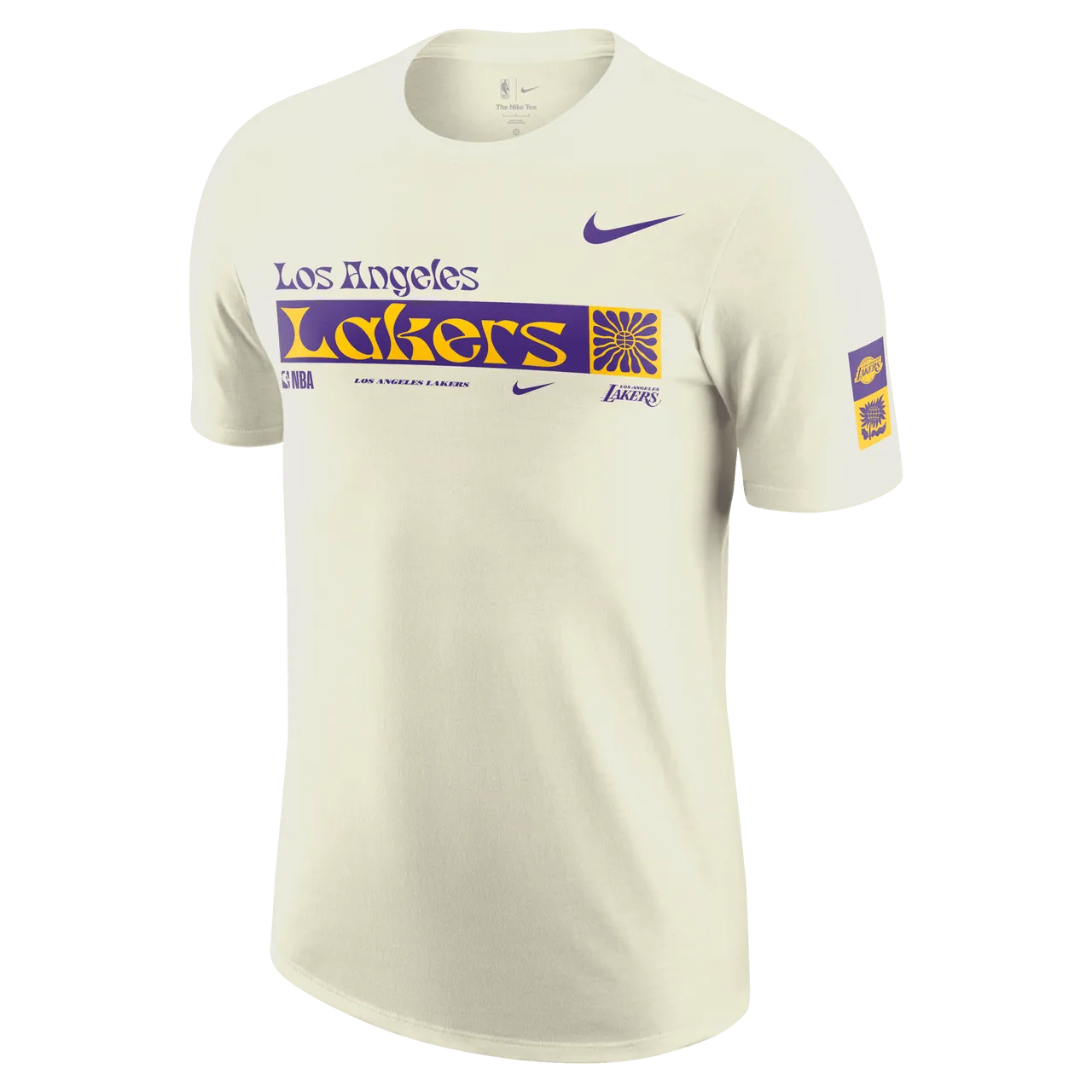 Los Angeles Lakers Essential Men's Nike NBA T-Shirt - White - Cotton
